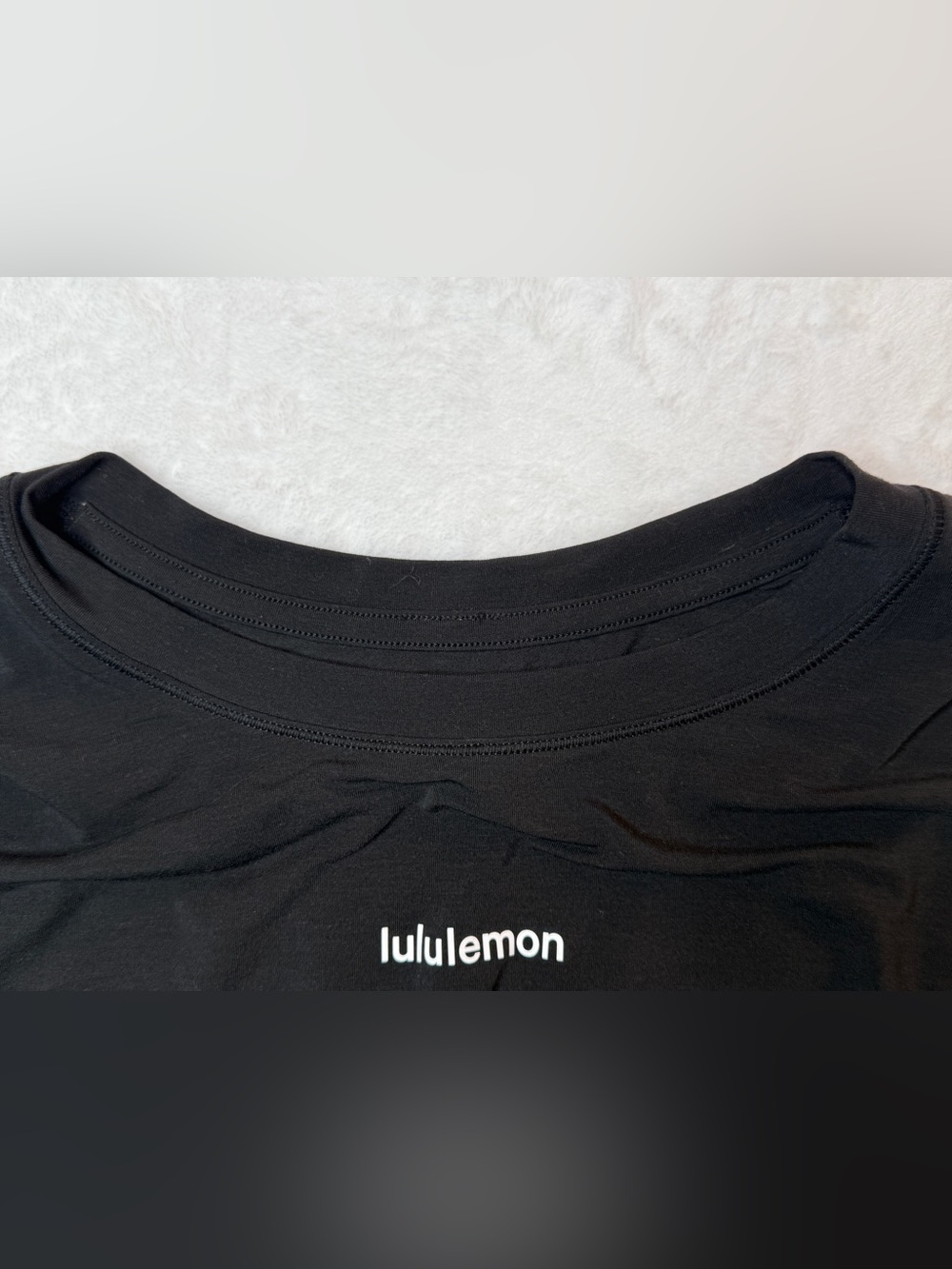 Lululemon Jersey Training Muscle Tank Top Long Wordmark
Black W1FDFS Sz 12 / 14 - Picture 8 of 12